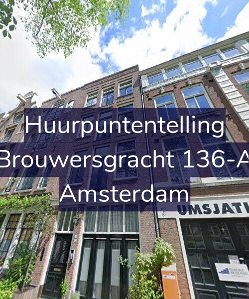 Foto gevel Huurpuntentelling voor Brouwersgracht 136-A, Amsterdam