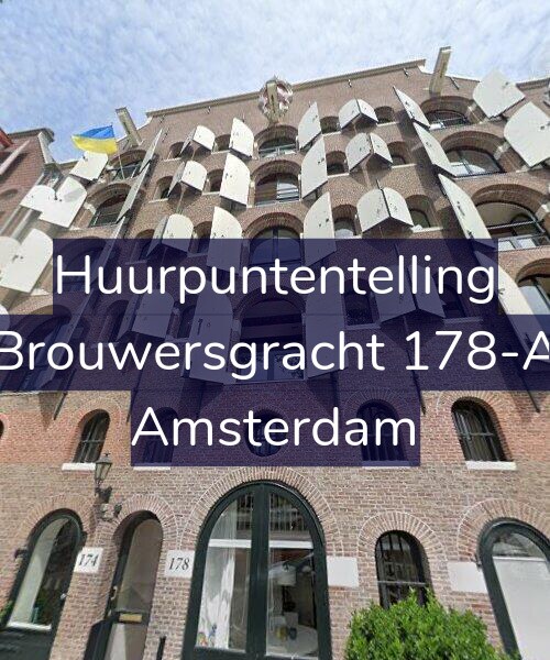Foto gevel Huurpuntentelling voor Brouwersgracht 178-A, Amsterdam
