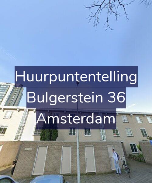 Foto gevel Huurpuntentelling voor Bulgerstein 36, Amsterdam