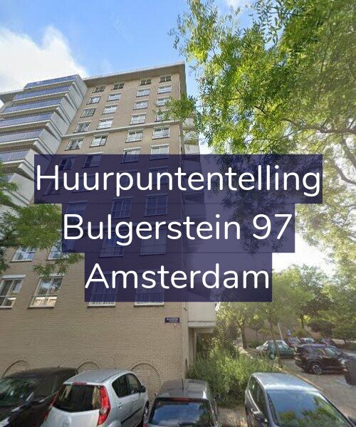 Foto gevel Huurpuntentelling voor Bulgerstein 97, Amsterdam