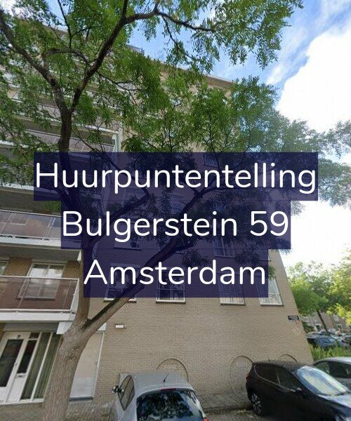 Foto gevel Huurpuntentelling voor Bulgerstein 59, Amsterdam