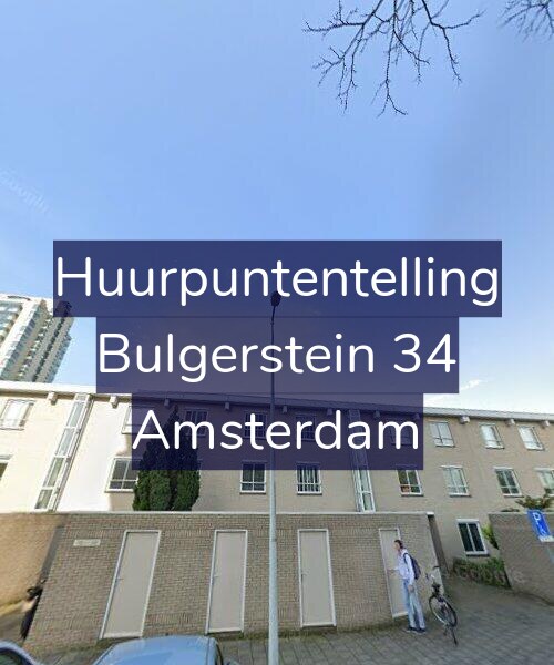 Foto gevel Huurpuntentelling voor Bulgerstein 34, Amsterdam