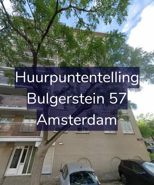 Foto gevel Huurpuntentelling voor Bulgerstein 57, Amsterdam