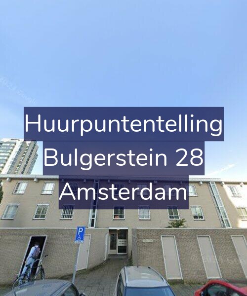 Foto gevel Huurpuntentelling voor Bulgerstein 28, Amsterdam