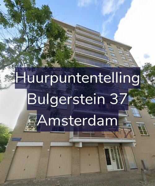 Foto gevel Huurpuntentelling voor Bulgerstein 37, Amsterdam