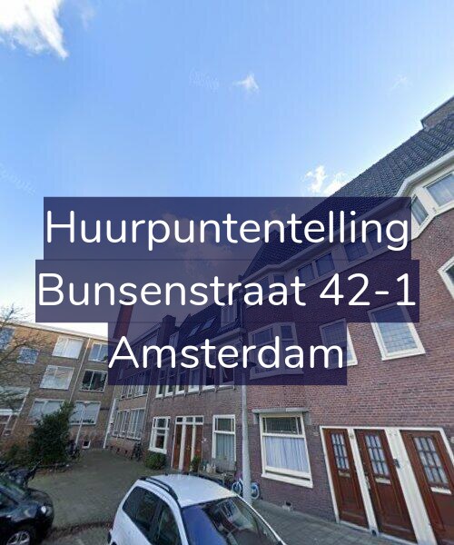 Foto gevel Huurpuntentelling voor Bunsenstraat 42-1, Amsterdam