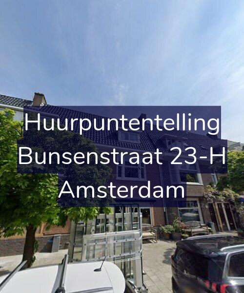 Foto gevel Huurpuntentelling voor Bunsenstraat 23-H, Amsterdam