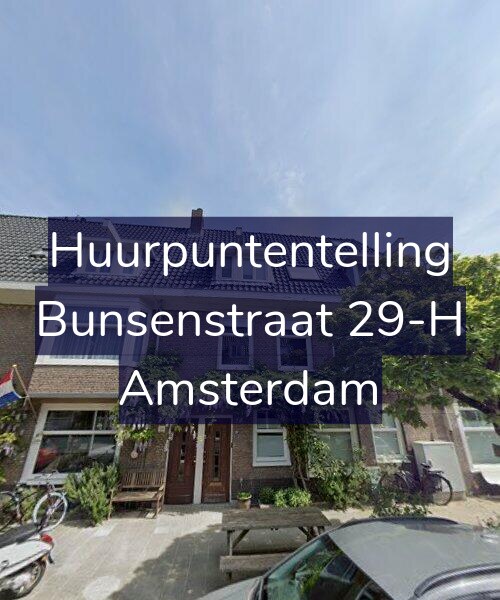 Foto gevel Huurpuntentelling voor Bunsenstraat 29-H, Amsterdam