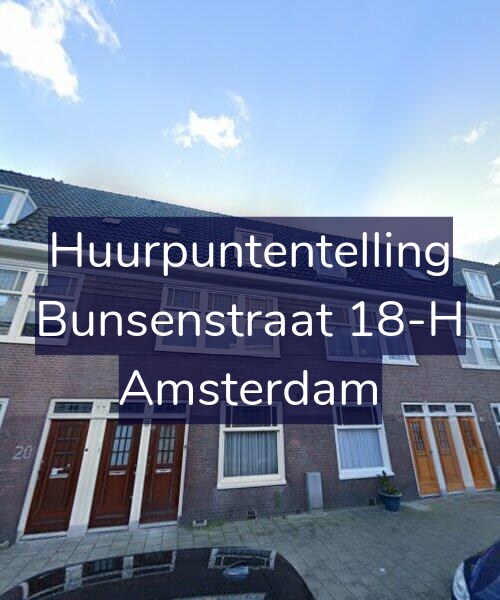 Foto gevel Huurpuntentelling voor Bunsenstraat 18-H, Amsterdam