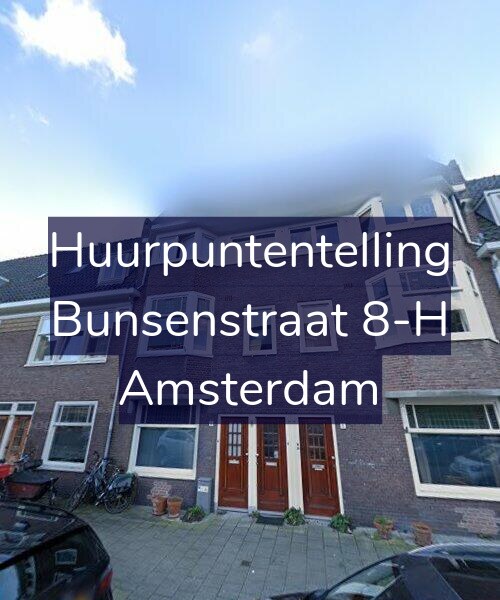 Foto gevel Huurpuntentelling voor Bunsenstraat 8-H, Amsterdam