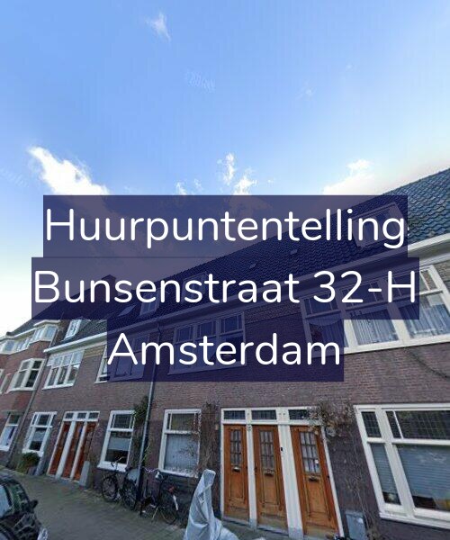 Foto gevel Huurpuntentelling voor Bunsenstraat 32-H, Amsterdam