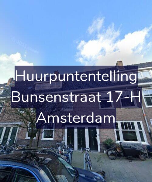 Foto gevel Huurpuntentelling voor Bunsenstraat 17-H, Amsterdam