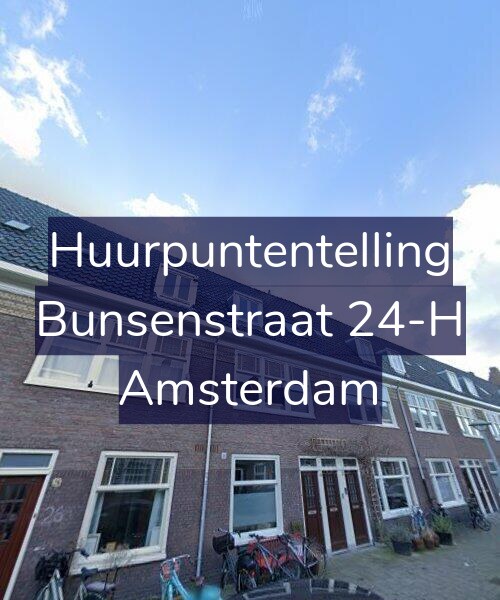Foto gevel Huurpuntentelling voor Bunsenstraat 24-H, Amsterdam