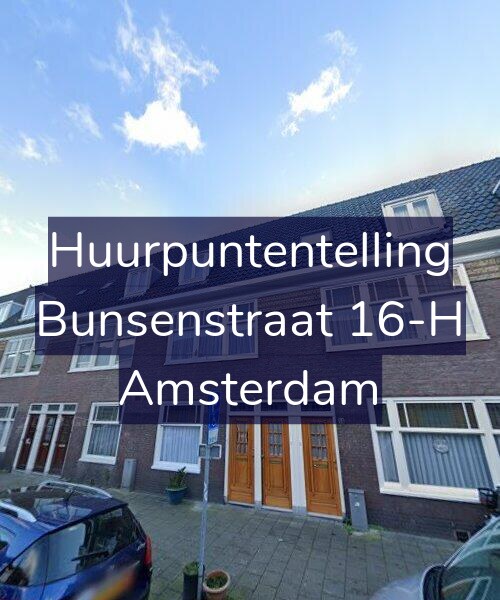 Foto gevel Huurpuntentelling voor Bunsenstraat 16-H, Amsterdam