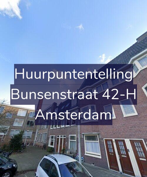 Foto gevel Huurpuntentelling voor Bunsenstraat 42-H, Amsterdam