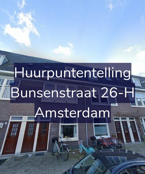 Foto gevel Huurpuntentelling voor Bunsenstraat 26-H, Amsterdam