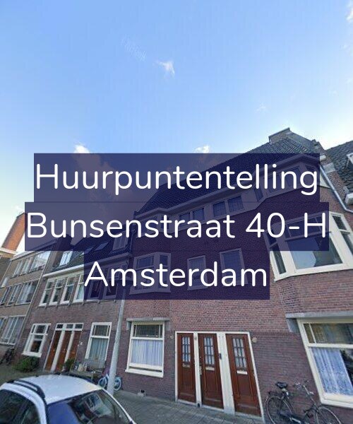 Foto gevel Huurpuntentelling voor Bunsenstraat 40-H, Amsterdam