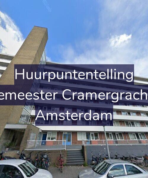 Foto gevel Huurpuntentelling voor Burgemeester Cramergracht 148, Amsterdam