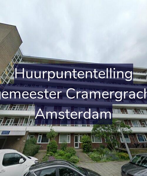 Foto gevel Huurpuntentelling voor Burgemeester Cramergracht 72, Amsterdam