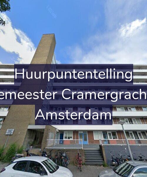 Foto gevel Huurpuntentelling voor Burgemeester Cramergracht 144, Amsterdam