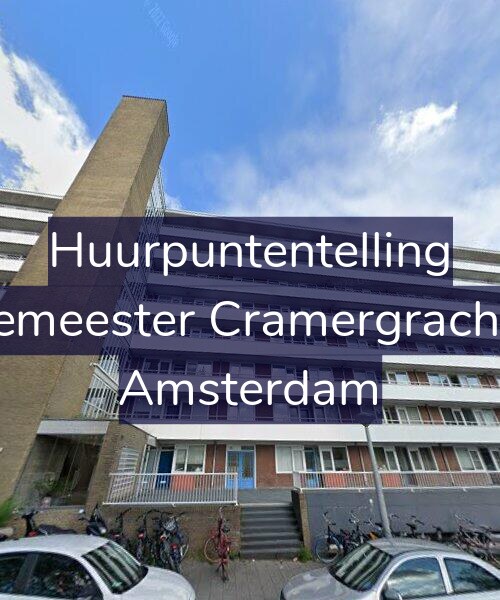 Foto gevel Huurpuntentelling voor Burgemeester Cramergracht 167, Amsterdam