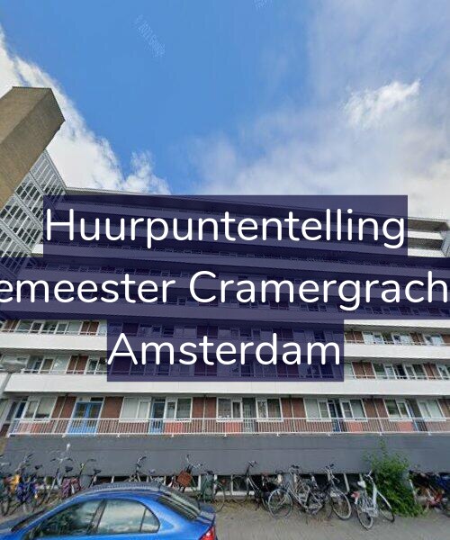 Foto gevel Huurpuntentelling voor Burgemeester Cramergracht 156, Amsterdam