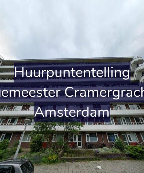 Foto gevel Huurpuntentelling voor Burgemeester Cramergracht 80, Amsterdam