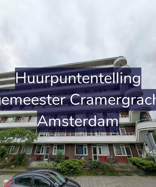 Foto gevel Huurpuntentelling voor Burgemeester Cramergracht 88, Amsterdam