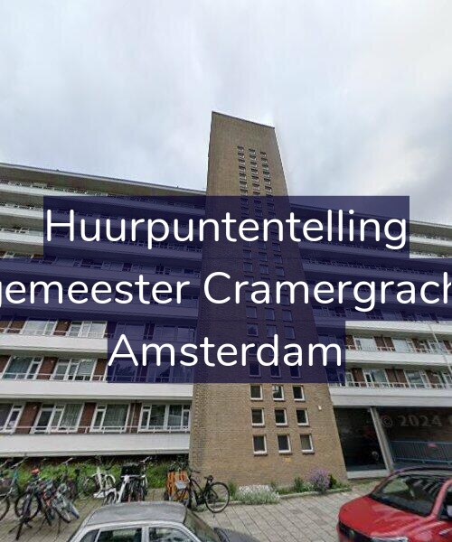 Foto gevel Huurpuntentelling voor Burgemeester Cramergracht 69, Amsterdam