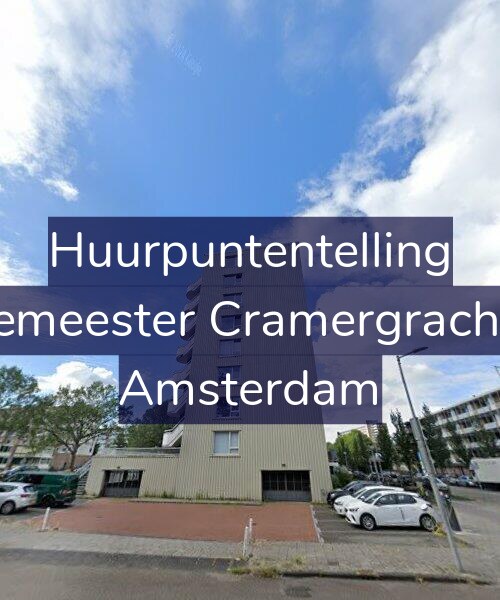 Foto gevel Huurpuntentelling voor Burgemeester Cramergracht 180, Amsterdam