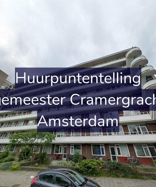 Foto gevel Huurpuntentelling voor Burgemeester Cramergracht 84, Amsterdam