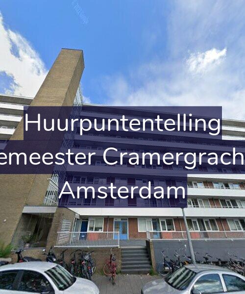 Foto gevel Huurpuntentelling voor Burgemeester Cramergracht 165, Amsterdam