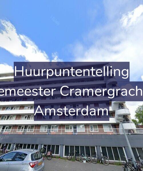 Foto gevel Huurpuntentelling voor Burgemeester Cramergracht 170, Amsterdam