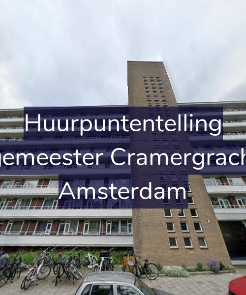 Foto gevel Huurpuntentelling voor Burgemeester Cramergracht 13, Amsterdam