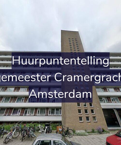 Foto gevel Huurpuntentelling voor Burgemeester Cramergracht 25, Amsterdam