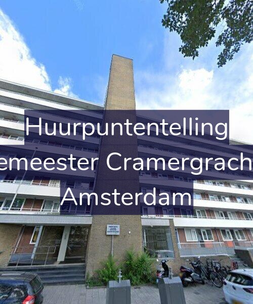 Foto gevel Huurpuntentelling voor Burgemeester Cramergracht 140, Amsterdam