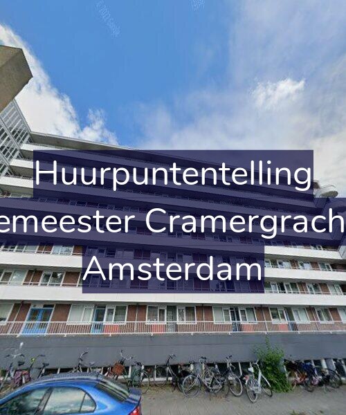 Foto gevel Huurpuntentelling voor Burgemeester Cramergracht 158, Amsterdam