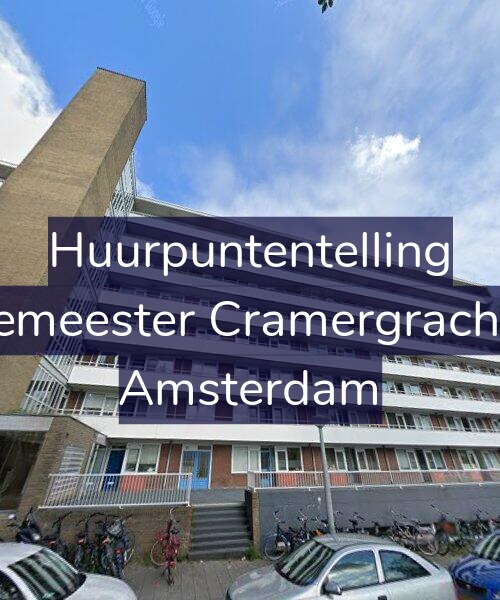 Foto gevel Huurpuntentelling voor Burgemeester Cramergracht 150, Amsterdam