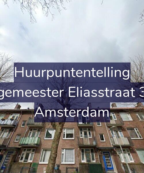 Foto gevel Huurpuntentelling voor Burgemeester Eliasstraat 33-2, Amsterdam