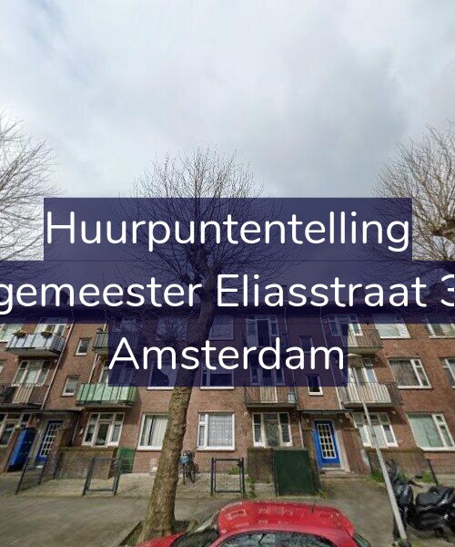 Foto gevel Huurpuntentelling voor Burgemeester Eliasstraat 33-1, Amsterdam