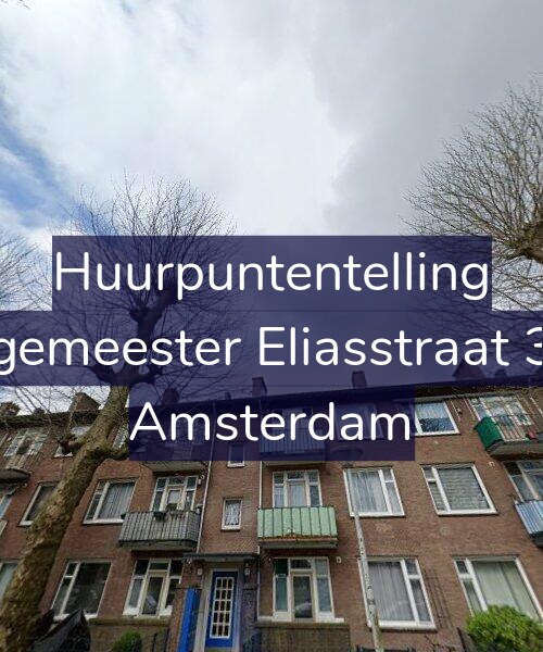 Foto gevel Huurpuntentelling voor Burgemeester Eliasstraat 39-2, Amsterdam