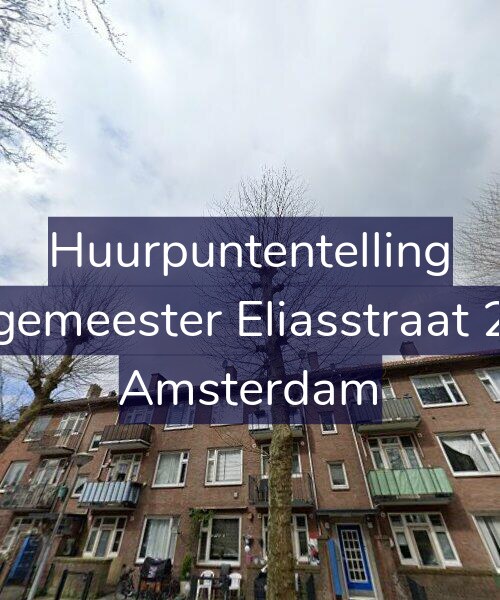 Foto gevel Huurpuntentelling voor Burgemeester Eliasstraat 29-2, Amsterdam