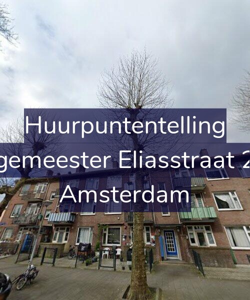 Foto gevel Huurpuntentelling voor Burgemeester Eliasstraat 29-1, Amsterdam