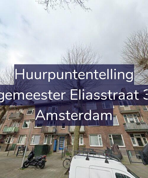 Foto gevel Huurpuntentelling voor Burgemeester Eliasstraat 35-1, Amsterdam