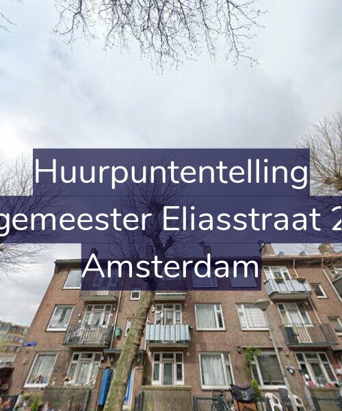 Foto gevel Huurpuntentelling voor Burgemeester Eliasstraat 27-2, Amsterdam