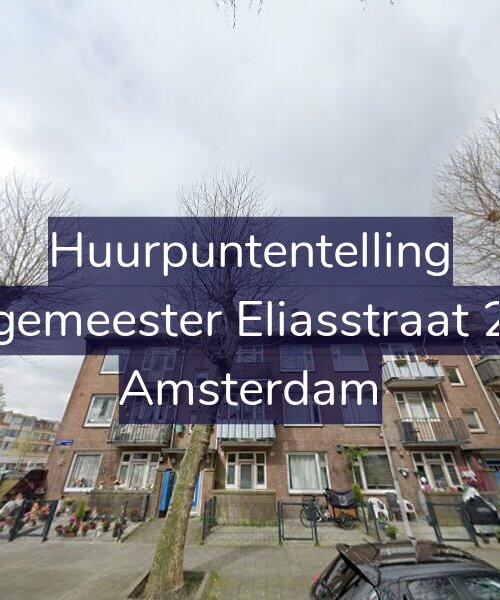 Foto gevel Huurpuntentelling voor Burgemeester Eliasstraat 27-1, Amsterdam