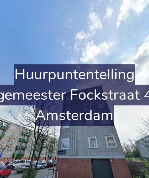Foto gevel Huurpuntentelling voor Burgemeester Fockstraat 47-3, Amsterdam