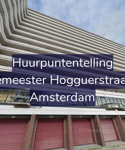 Foto gevel Huurpuntentelling voor Burgemeester Hogguerstraat 923, Amsterdam
