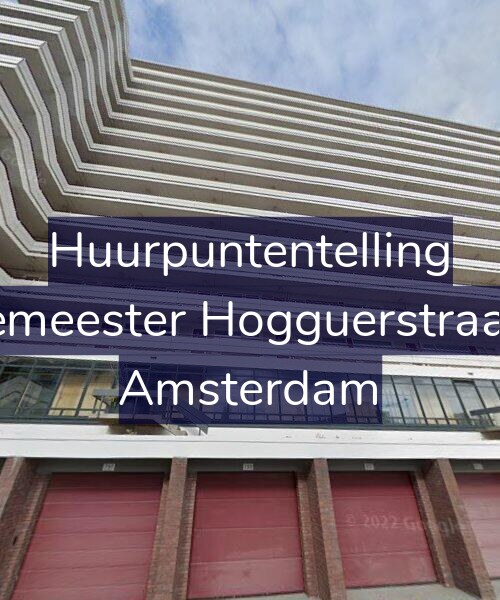Foto gevel Huurpuntentelling voor Burgemeester Hogguerstraat 865, Amsterdam