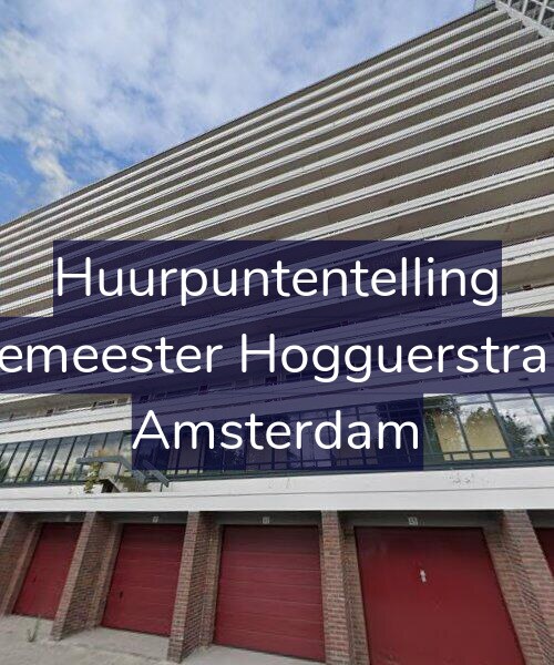 Foto gevel Huurpuntentelling voor Burgemeester Hogguerstraat 89, Amsterdam